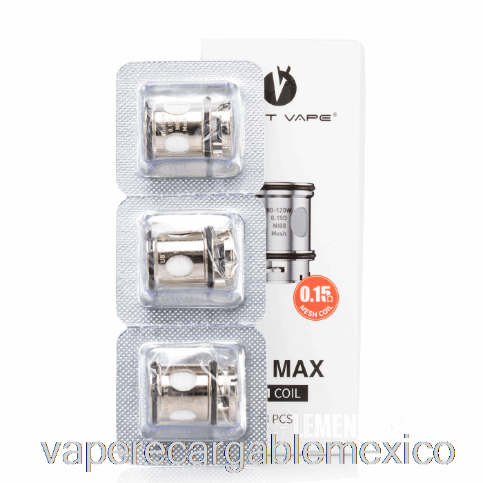 Vape Recargable Perdido Vape Ub Max Bobinas De Repuesto 0.15ohm Ub Max X1 Bobinas